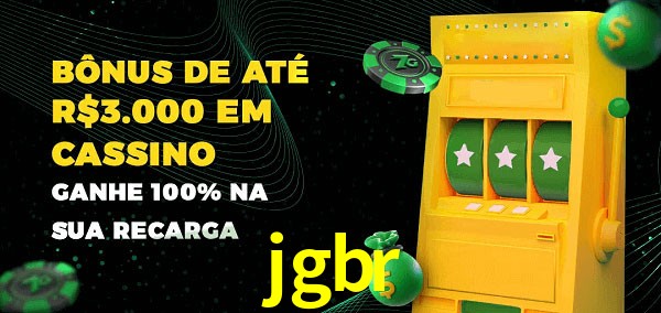 jgbr melhor bônus de depósito